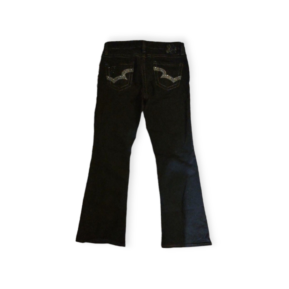 Big Star Dark Blue Wash Jeans Size 28S Semi Flare Boot Cut EUC